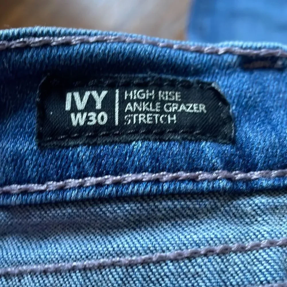 Buffalo David Bitton Ivy High Rise Ankle Grazer Stretch Jeans